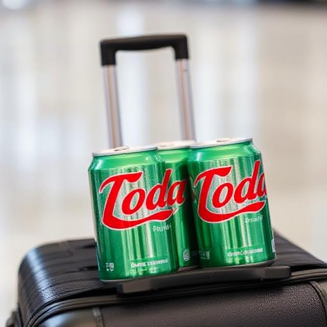 Können Sie Soda -Dosen im geprüften Gepäck einpacken?