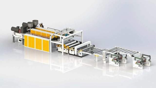 Extrudermaschine für Gepäck-Kunststoffplatten